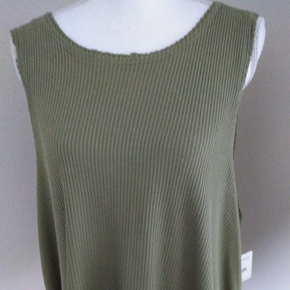 Free People Ribbed Boxy Tank Top - Picture 6 of 14